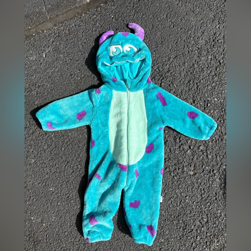 Kids Monster Costume - Teal and Purple